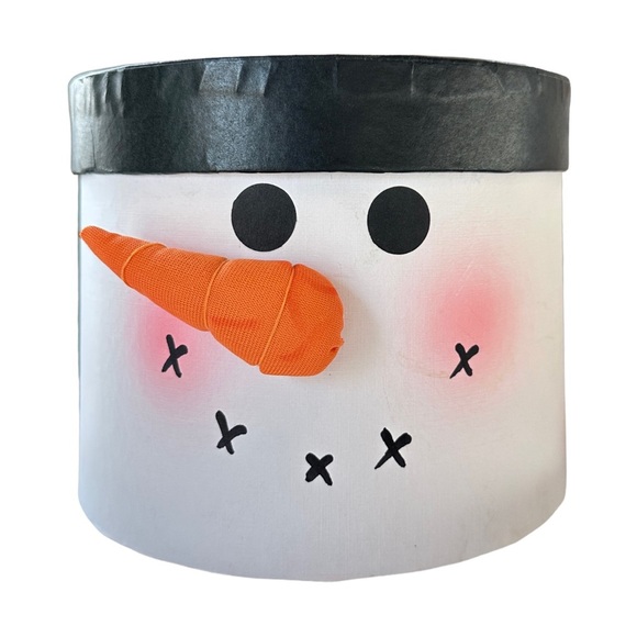 Snowman Storage Box With Lid - Picture 1 of 16